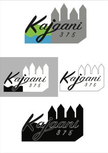 Kaikki versiot lopullisesta logosta.